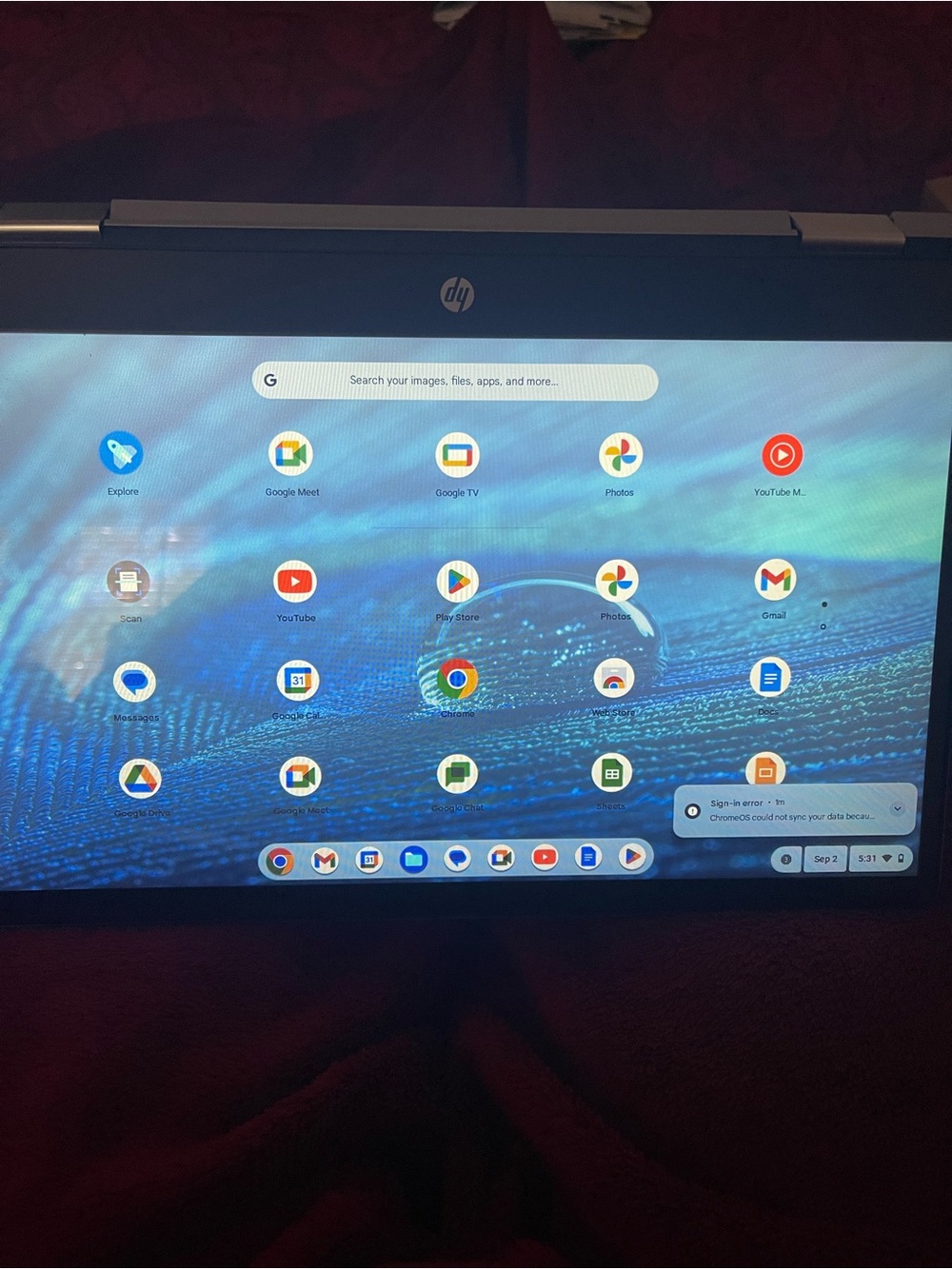 HP Chromebook Touchscreen Laptop - Silver
